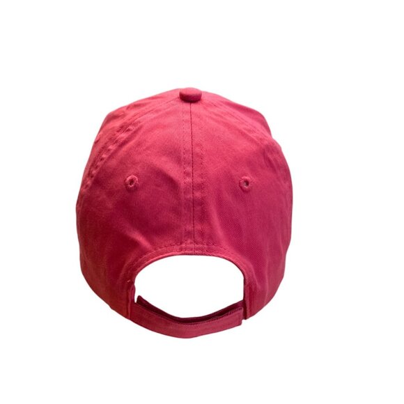 Disney Parks Minnie Mouse Youth Red Cap With Patterned Brim & Embroidered Design - Picture 3 of 7